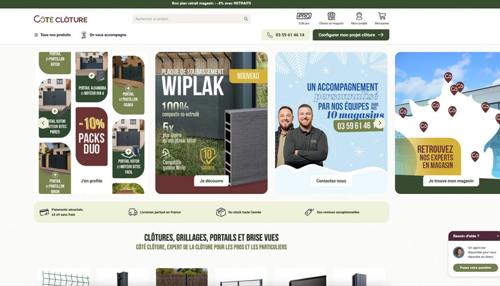 découvrez notre avis complet sur côté clôture, spécialiste reconnu en clôtures, grillages et portails, pour sécuriser et embellir votre propriété.
