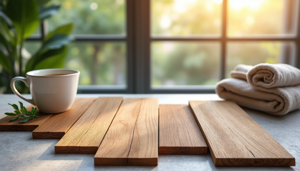 découvrez quelles essences de bois choisir pour une salle de bain, adaptées à l'humidité, afin d'allier esthétique et durabilité dans votre espace humide.