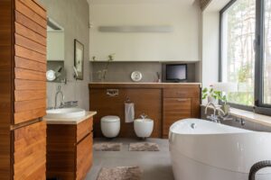 À quelle hauteur fixer un — mesure de la hauteur meuble de salle de bain