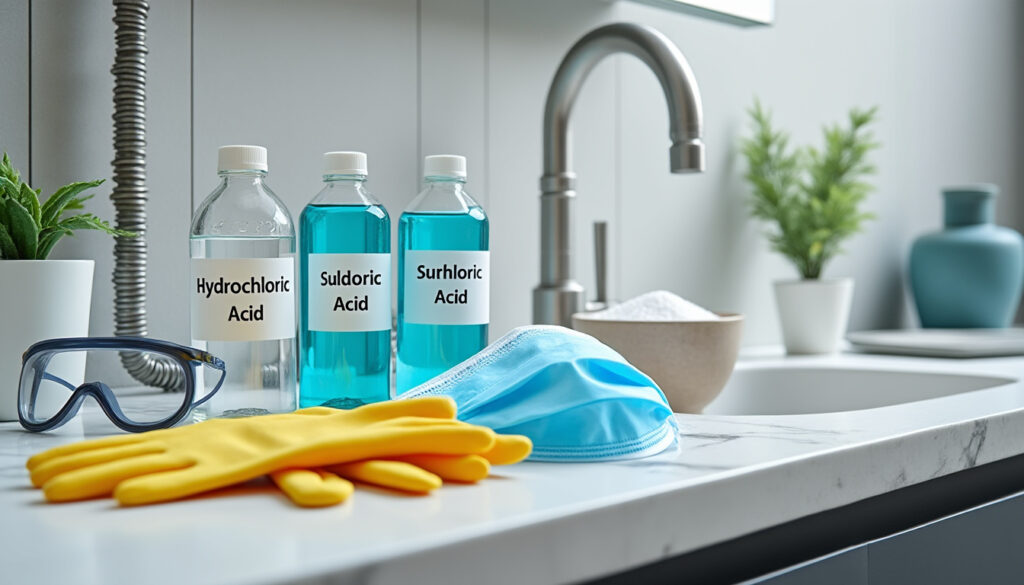 découvrez quel acide utiliser pour déboucher une canalisation en toute sécurité, ainsi que les précautions à prendre et les alternatives écologiques disponibles.