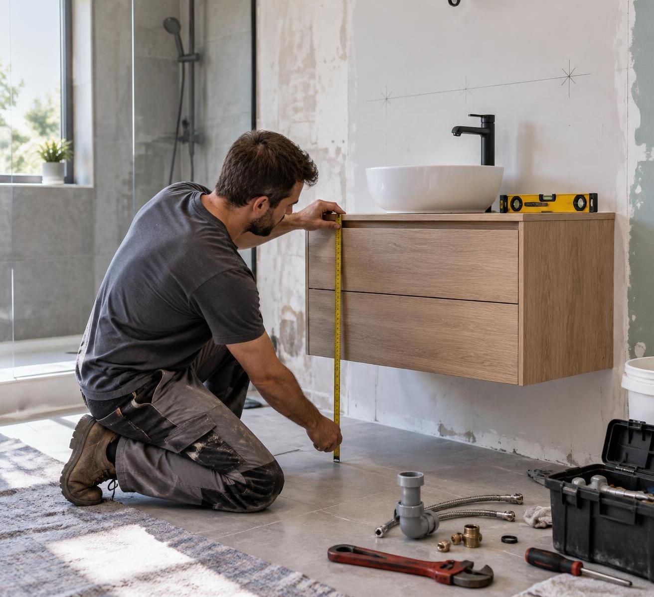 quelle hauteur choisir pour un meuble de salle de bain ? découvrez les standards, les spécificités d’un meuble suspendu et les conseils pour une vasque à poser.
