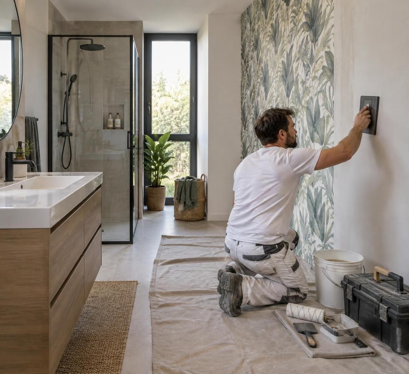 découvrez comment poser du papier peint dans une salle de bain : préparez les murs, choisissez la colle adaptée et évitez les erreurs pour un résultat durable.